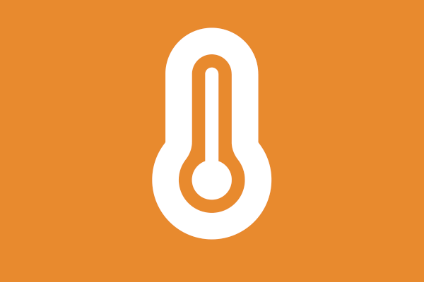 Icon eines Thermometers